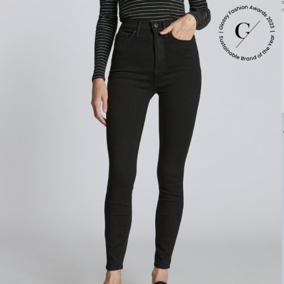 Everlane The Way-High Skinny Black Jean Size 27 - Picture 1 of 12